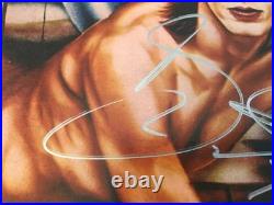 David Bowie Signed Diamond Dogs Album With COA Autographed Cover Sleeve LP Vinyl