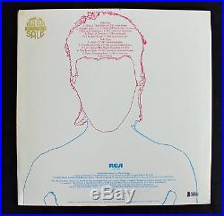 David Bowie With My Very Best Wishes Signed Album Cover With Vinyl BAS #A09505