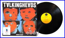 David Byrne Signed Talking Heads Remain In Light Vinyl Album Music Band Bas