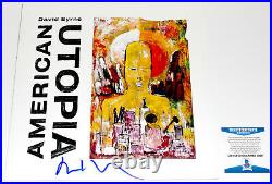 David Byrne Signed'american Utopia' Vinyl Record Album Lp Beckett Bas Coa