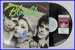 Debbie Harry Chris Clem Band Signed BLONDIE EAT TO THE BEAT Vinyl Album JSA