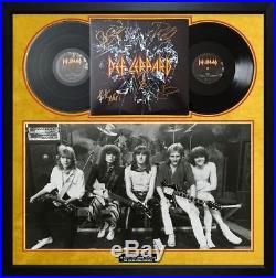 Def Leppard Autographed Ltd Ed 180g Vinyl Album LP Framed Custom Display