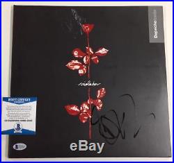 Depeche Mode DAVE GAHAN Signed VIOLATOR Album Vinyl LP autograph Beckett BAS COA