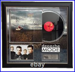 Depeche Mode Signed Vinyl Record Album Original A Broken Frame Depeche Mode Signed Vinyl Record Album Original A Broken Frame