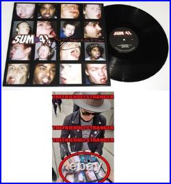 Deryck Whibley signed SUM 41 ALL KILLER NO FILLER Vinyl Album EXACT PROOF COA