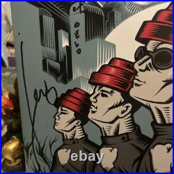 Devo Signed Vinyl Album 50 Years Of De-evolution Autographed LP Devo Signed Vinyl Album 50 Years Of De-evolution Autographed LP