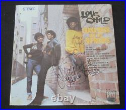 Diana Ross and The Supremes LOVE CHILD Motown Signed Autographed Album With COA