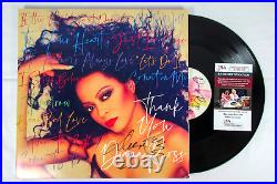 Diana Ross from THE SUPREMES Signed Autographed THANK YOU Vinyl Album JSA COA