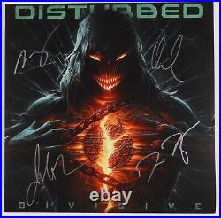 Disturbed Fully JSA Signed Autograph Vinyl Album Record Divisive