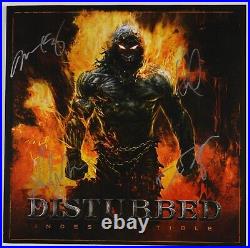 Disturbed Fully JSA Signed Autograph Vinyl Album Record Indestructible