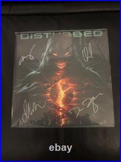 Disturbed Signed Autograph Divisive Vinyl Record Album Lp David Draiman +3 & Coa