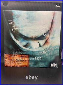 Disturbed Signed Autograph The Sickness Vinyl Album David Draiman +3 Beckett Lo