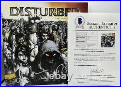 Disturbed Signed Ten Thousand Fists Vinyl Album David Draiman +3 Beckett Coa