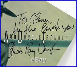 Double Trouble (3) Stevie Ray Vaughan +2 Signed Album Cover With Vinyl BAS #A02011