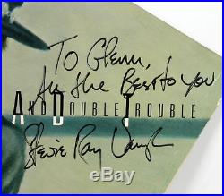 Double Trouble (3) Stevie Ray Vaughan +2 Signed Album Cover With Vinyl BAS #A02011