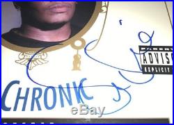 Dr Dre Rapper Hand Signed The Chronic Album Vinyl Autographed COA Proof NWA DD
