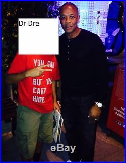 Dr Dre Rapper Hand Signed The Chronic Album Vinyl Autographed COA Proof NWA DD