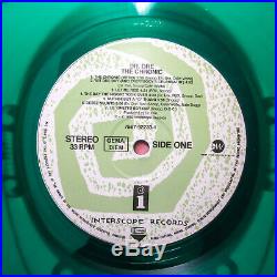 Dr. Dre Signed THE CHRONIC Album with OG 92 Cover GREEN Vinyl EXACT Proof BAS LP