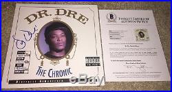 Dr Dre Signed The Chronic Vinyl Album Nwa Straight Outta Compton Eazy E Bas