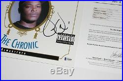 Dr. Dre Signed'the Chronic' Album Vinyl Record Lp Beckett Coa N. W. A Eminem 2001