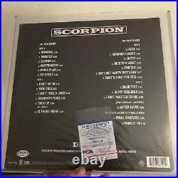 Drake Signed Album Scorpion Autographed Vinyl Rare! 6 GOD PSA authenticated