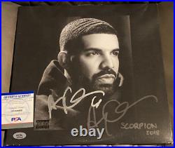 Drake Signed Autographed Scorpion Album Vinyl Aubrey Graham Ovoxo Psa Dna Coa
