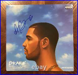 Drake signed autographed vinyl nothing was the same CLB Rap 6 God Rare Album PSA