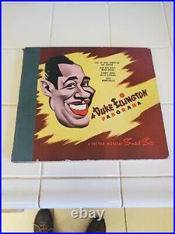 Duke Ellington Album Set. Found AUTOGRAPHED PICTURE And Newspaper article inside