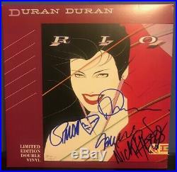 Duran Duran signed Rio 12 vinyl album lp