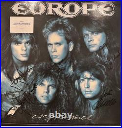 EUROPE OUT OF THIS WORLD FULLY SIGNED! VINYL (Record Album)