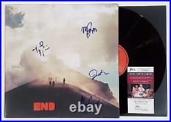 EXPLOSIONS IN THE SKY BAND SIGNED END LP VINYL RECORD ALBUM WithJSA COA