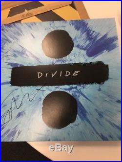 Ed Sheeran Signed Vinyl Album Divide 100% authentic
