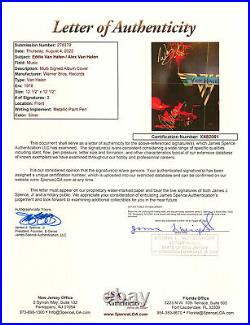 Eddie & Alex Signed Autographed VAN HALEN Vinyl Album Japan 1st Press JSA LOA