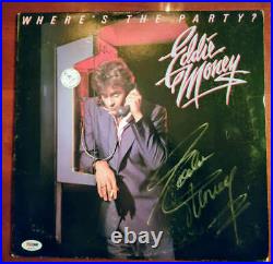 Eddie Money Psa Dna Coa Signed Wheres The Party Album With Vinyl Autograph