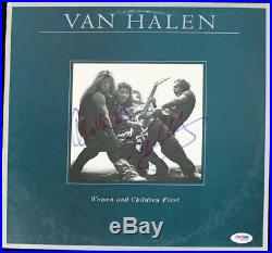 Eddie Van Halen & Alex Van Halen Signed Album Cover With Vinyl PSA/DNA #Q52103