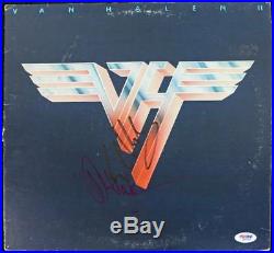 Eddie Van Halen & Alex Van Halen Signed Album Cover With Vinyl PSA/DNA #Q52110