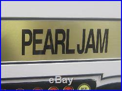 Eddie Vedder Pearl Jam Back Spacer Signed Framed Vinyl Album Psa Dna # X88788