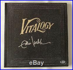 Eddie Vedder Pearl Jam Signed Vitalogy Album Lp Vinyl Authentic Auto Beckett Bas