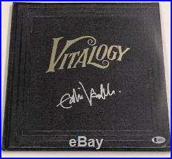 Eddie Vedder Signed Pearl Jam Vitalogy Album Vinyl Lp Autograph Proof Beckett