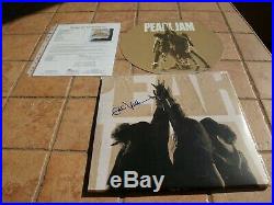Eddie Vedder Signed Ten Lp Vinyl Album Record Jsa Letter Of Authenticity