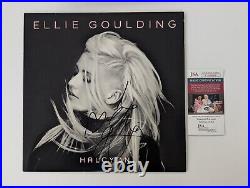 Ellie Goulding Signed Vinyl Album 12 LP Halcyon Days JSA COA