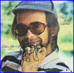 Elton John Authentic Signed Rock Of The Westies Album Cover With Vinyl BAS #D88054
