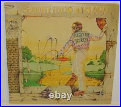 Elton John Hand Signed Goodbye Yellow Brick Road Vinyl Album Autographed JSA COA