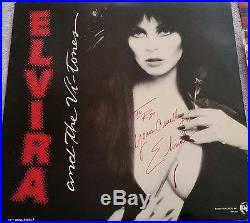Elvira Signed Vinyl Album Rhino Records 1982 plus