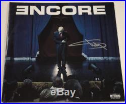 Eminem Slim Shady Marshall Mathers Signed Encore Vinyl Lp Album Autograph Coa