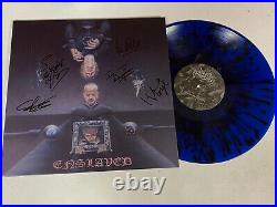 Enslaved Band Autographed Signed Vinyl Album 1 With Exact Signing Picture Proof