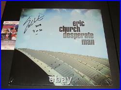 Eric Church Autographed Desperate Man Vinyl Album Signed Jsa Ii11868