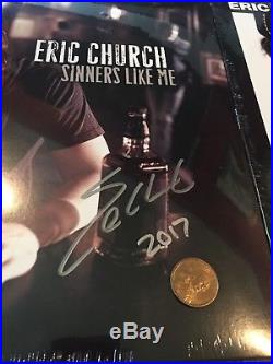 Eric Church Signed Vinyl Set of 5 Studio Albums