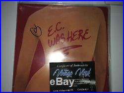 Eric Clapton signed record album LP EC Was Here Withvintage Vinyl COA