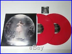 Extremely Rare Lindsey Stirling Shatter Me Autographed Pink Vinyl Record Album